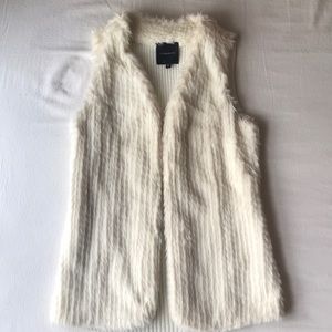 White Fur Vest